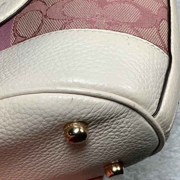 Coach Dempsey Bucket Bag in Signature Jacquard With Stripe And Coach Patch - Picture 10 of 12